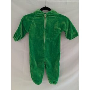 Toddler Frog Costume Velour Zip 2000s Size 12-18 Months